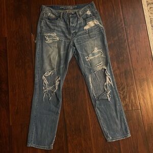 American Eagle Outfitters Vintage high rise ripped jeans